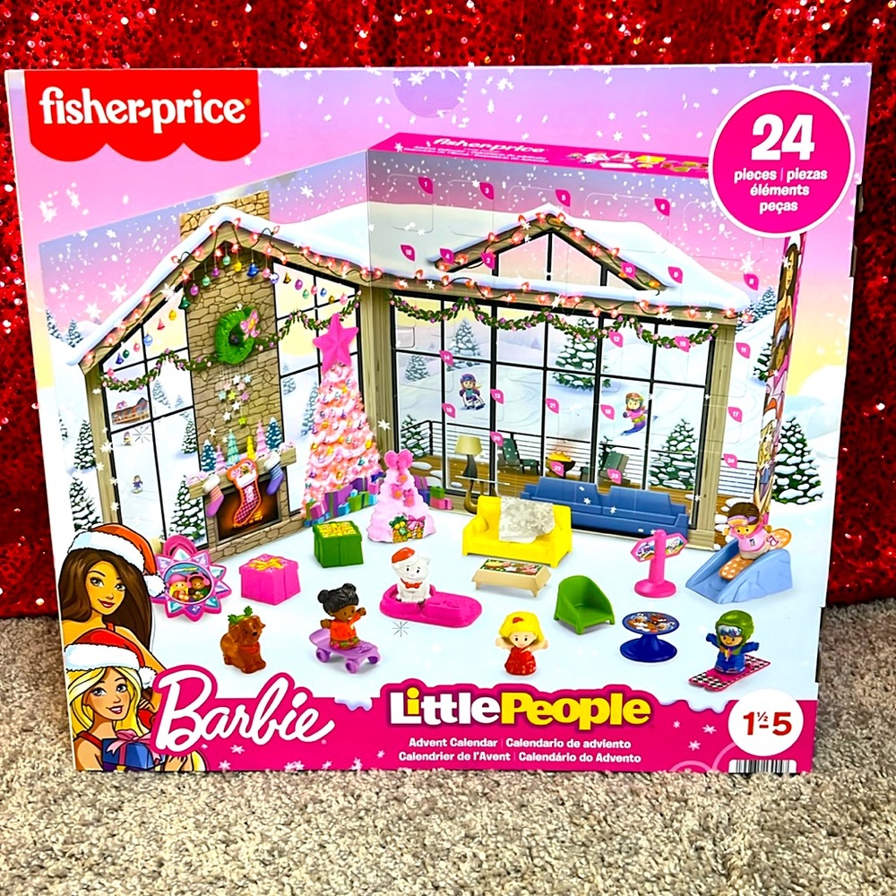 Fisher-Price Little People Barbie Advent Calendar and Toddler Playset (24 piece)